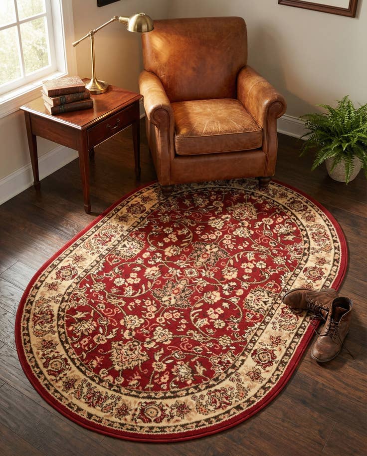 Detail image of 4' x 6' Yasmin Oval Rug