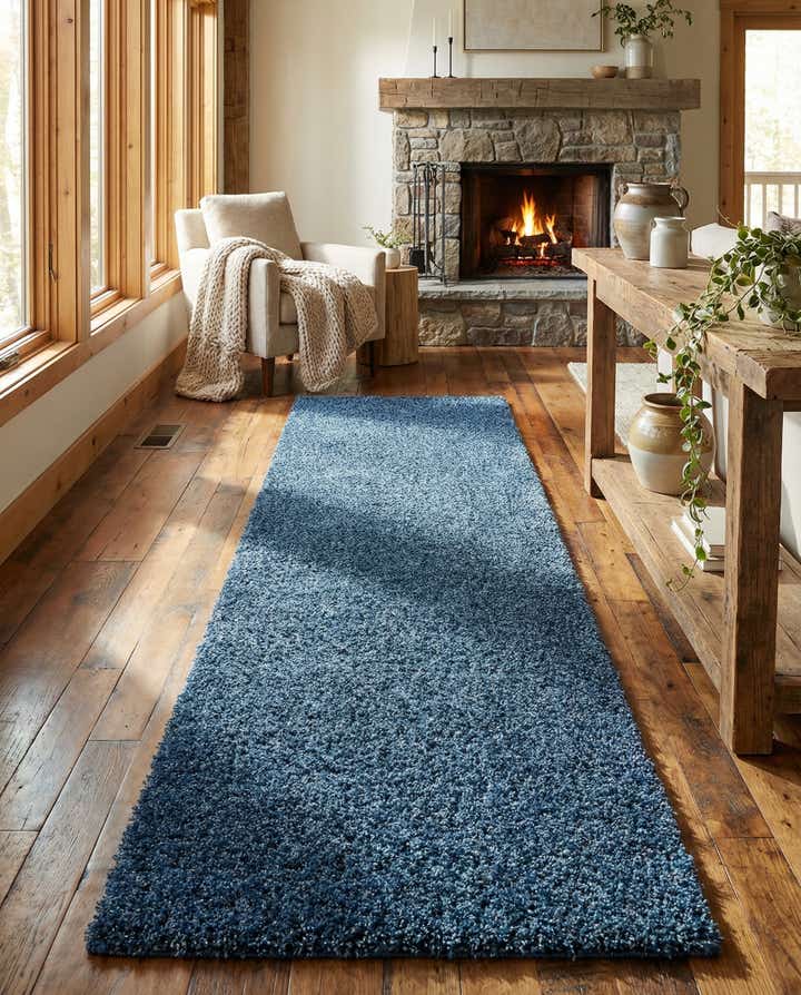 2' 7 x 10' Zermatt Shag Runner Rug