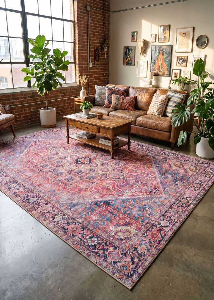 8' 4 x 12' Washable Timeless Rug