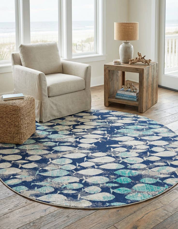 Detail image of 7' x 7' Ariel Round Rug