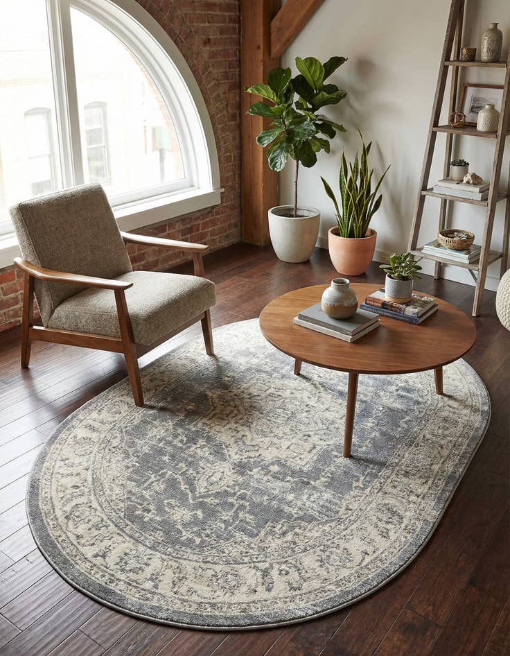 Detail image of 4' 1 x 6' 1 Monte Carlo Oval Rug