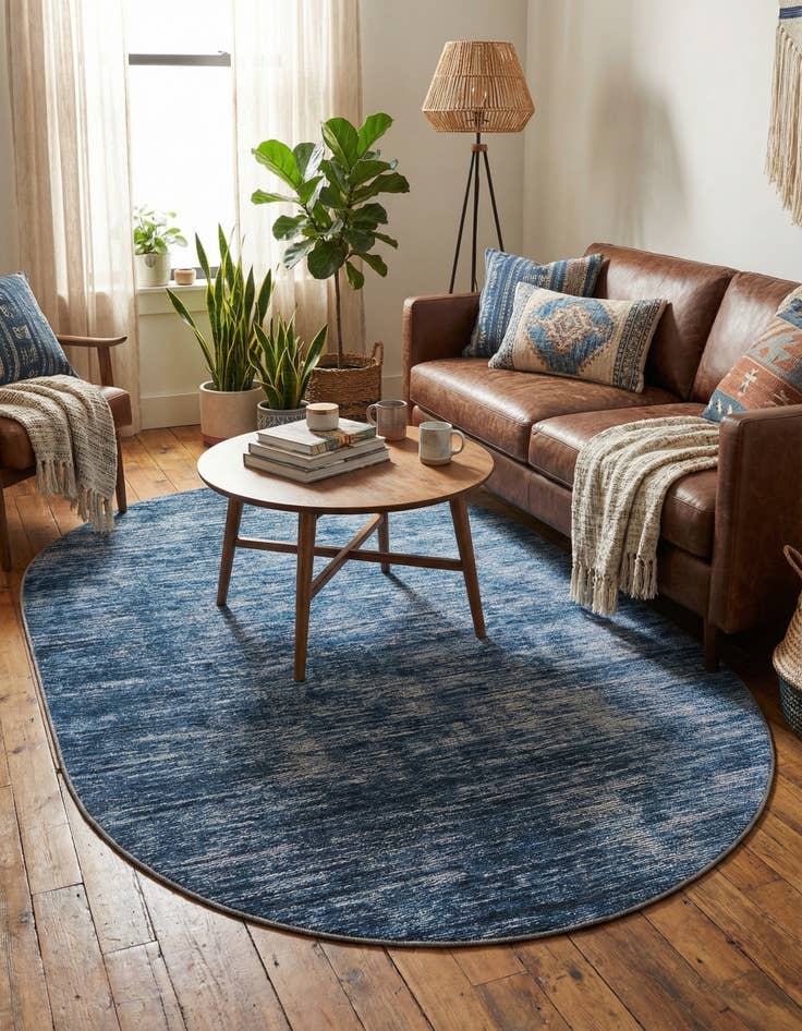 Detail image of 5' x 8' Asha Oval Rug