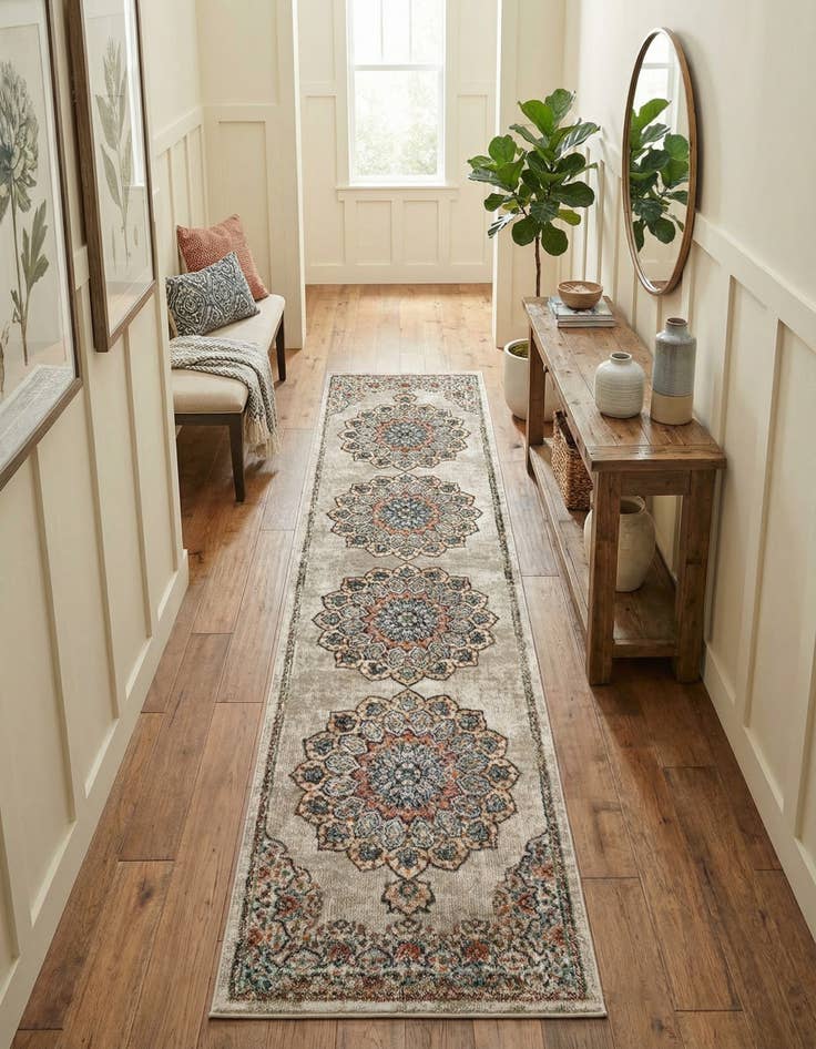 Detail image of 2' 7 x 10' Isabella Runner Rug