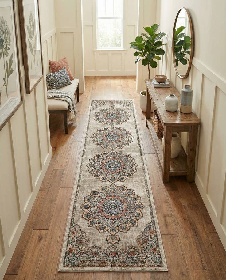 Detail image of 2' 7 x 10' Isabella Runner Rug