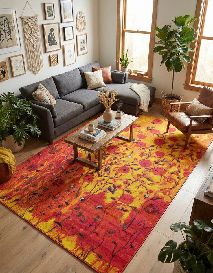 Detail image of 10' 6 x 16' 5  Washable Casablanca Rug