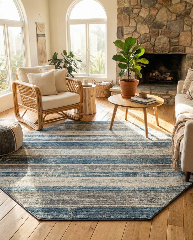 Detail image of 7' 10 x 7' 10 Finsbury Octagon Rug