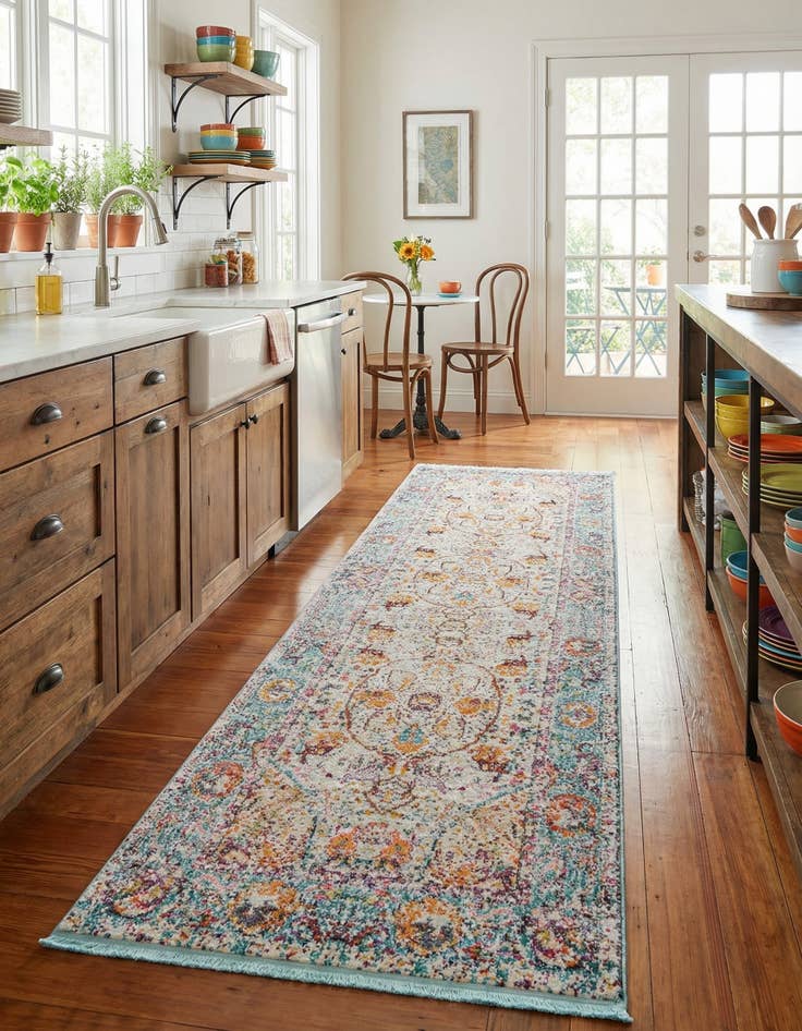 Detail image of 2' 7 x 12' Santiago Runner Rug