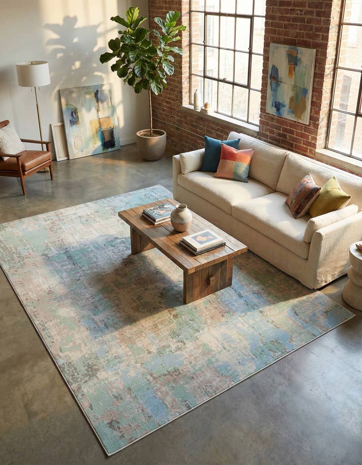 Detail image of  7' 10 x 10' Lotus Rug