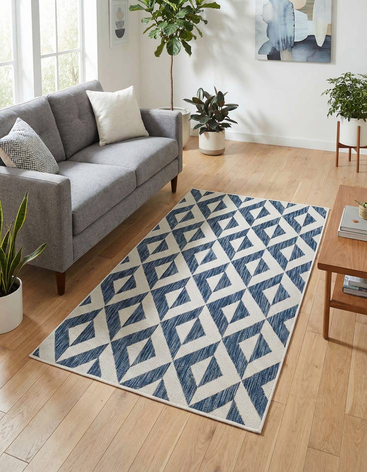 Detail image of 3' x 5' 3 Easy-Clean Jill Zarin Napa Indoor / Outdoor Rug
