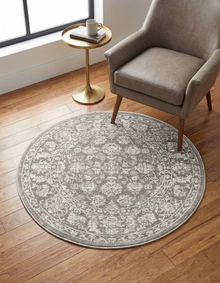 Detail image of Jill Zarin 3' 3 x 3' 3 Uptown Central Park Round Rug