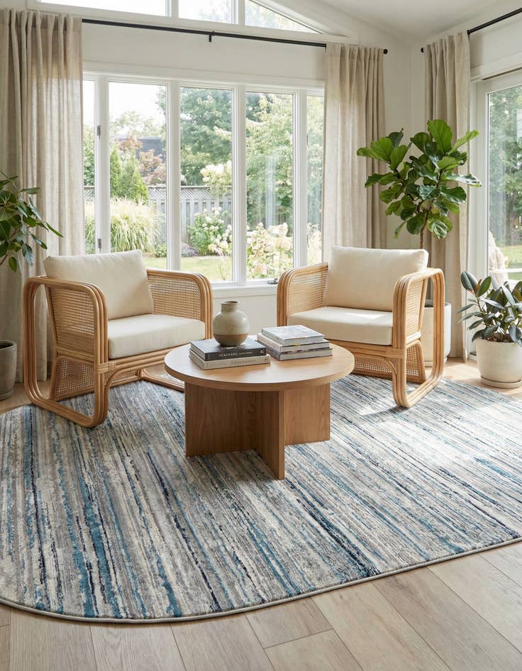 Detail image of 7' 10 x 10' Finsbury Oval Rug