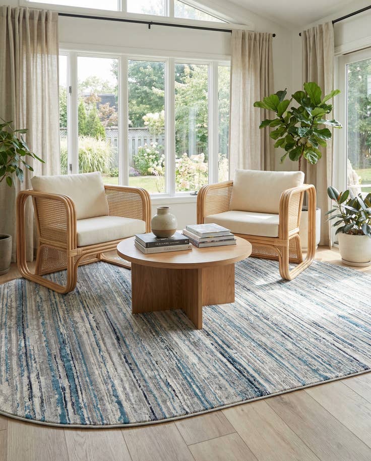 Detail image of 7' 10 x 10' Finsbury Oval Rug