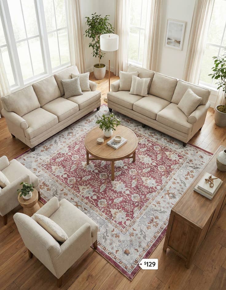 Detail image of 7' 10 x 7' 10 Timeless Square Rug