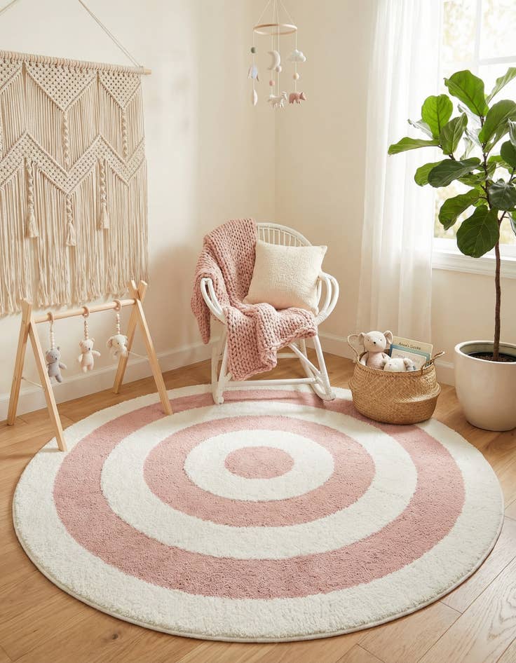 Detail image of 5' 3 x 5' 3 Boho Round Rug