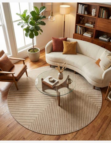 8' x 8' Contour Round Rug