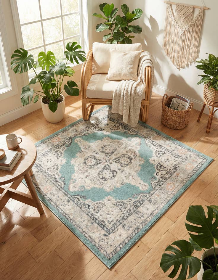 Detail image of 5' x 5' Parker Square Rug