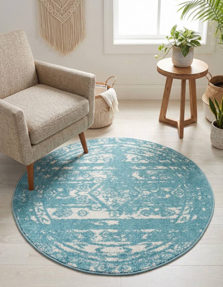 Detail image of 3' x 3' Lennon Round Rug