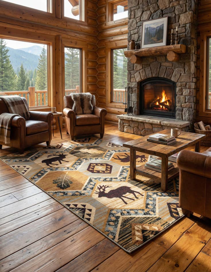 Detail image of 6' x 9' Pioneer Rug