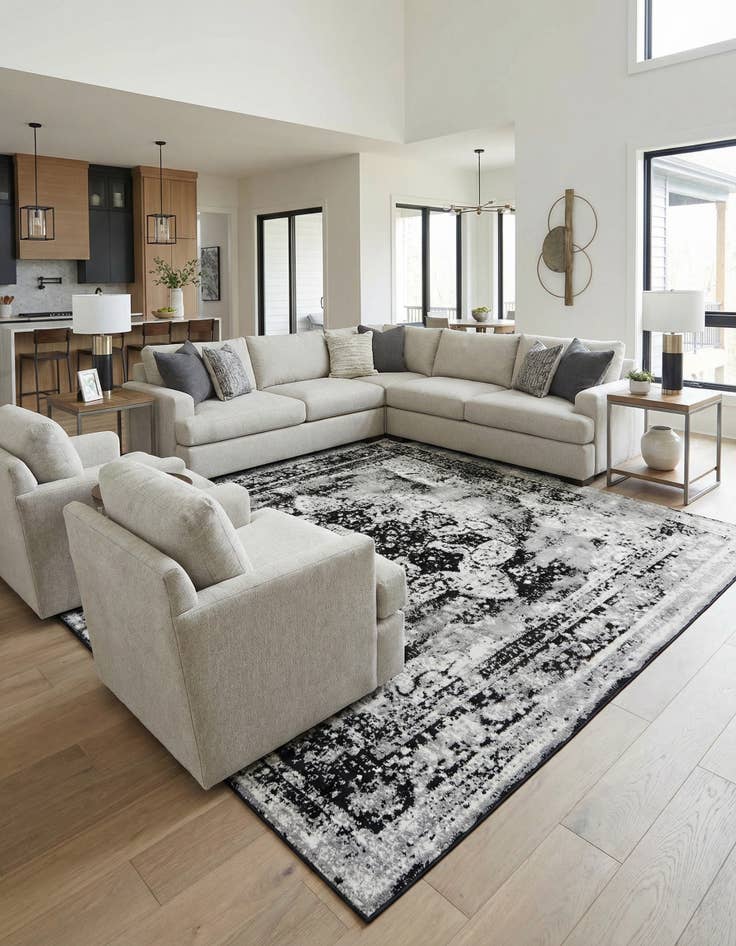 Detail image of 13' x 13' Monaco Square Rug