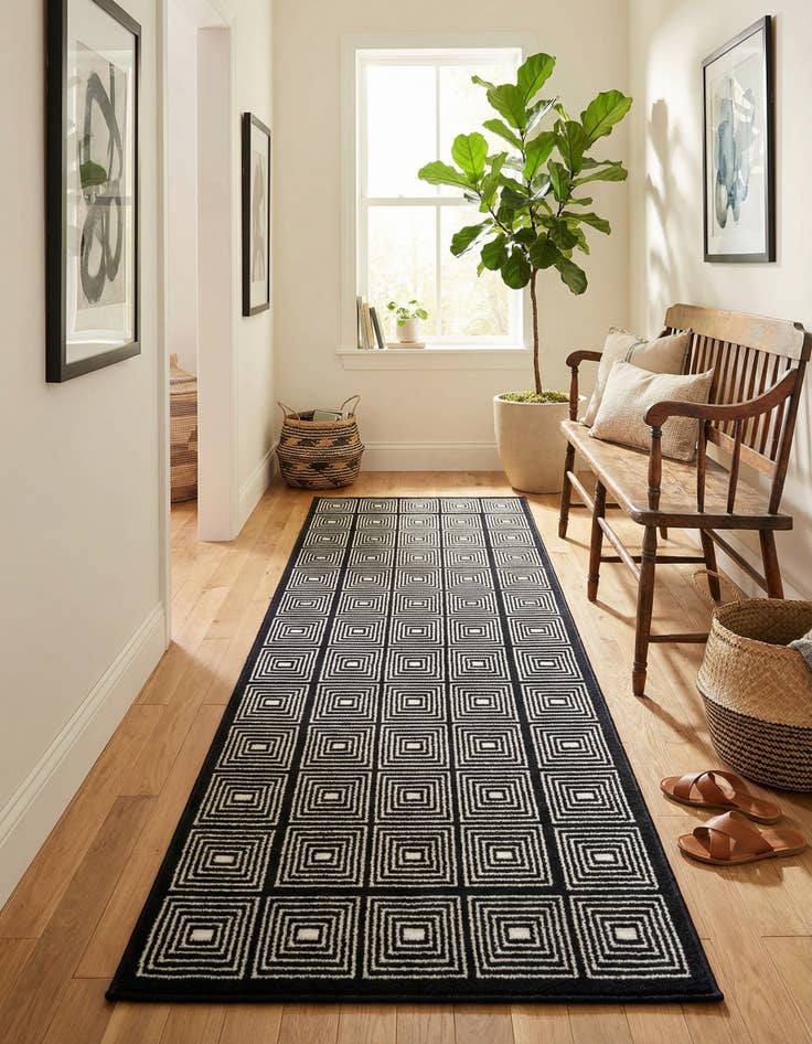 Detail image of 2' x 6' Aakaar Runner Rug