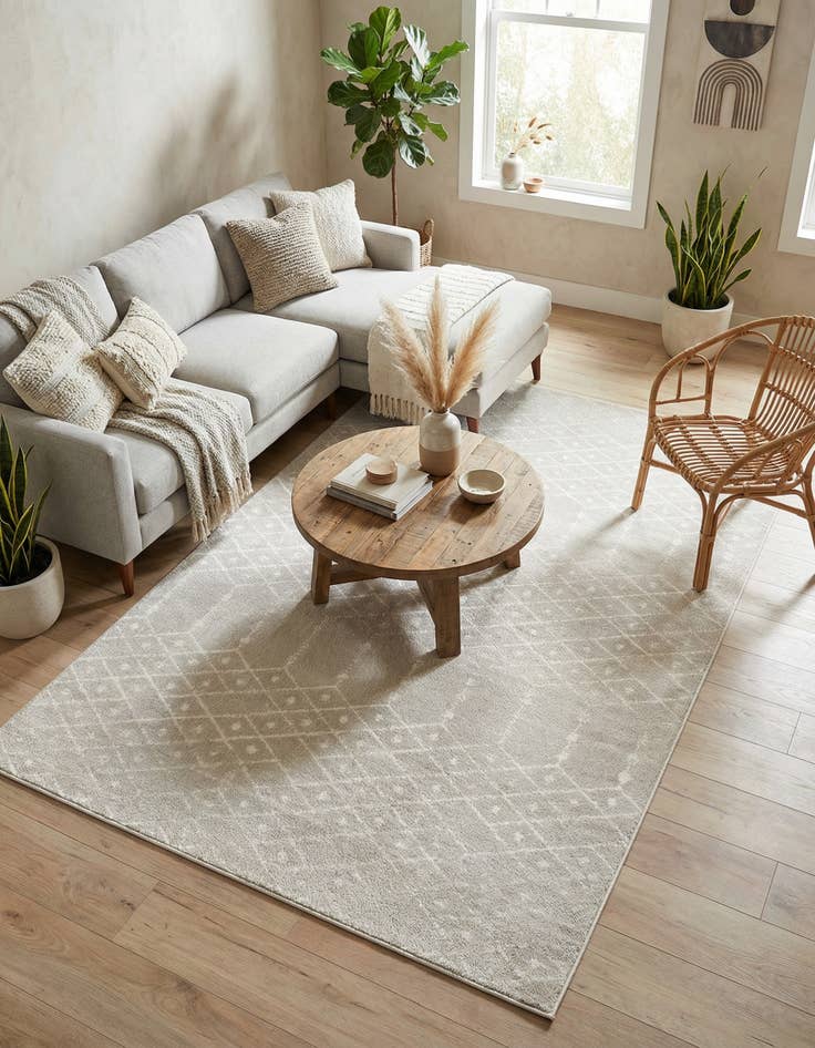 Detail image of 7' x 10' Paxon Trellis Rug