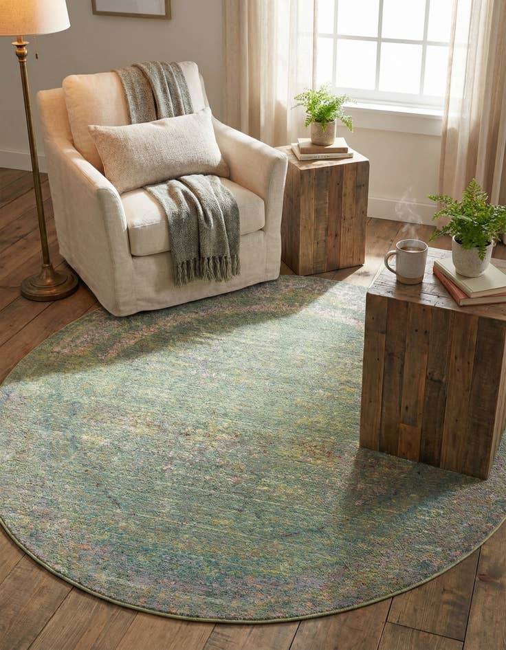 Detail image of 6' x 6' Alexis Round Rug