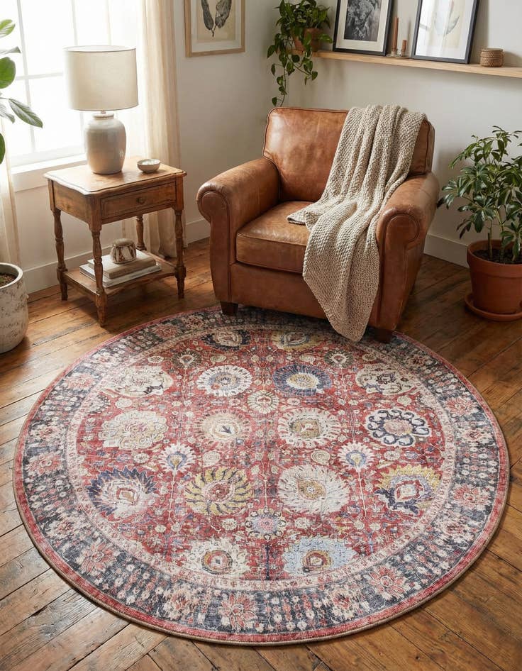 Detail image of  5' 1 x 5' 1 Timeless Round Rug