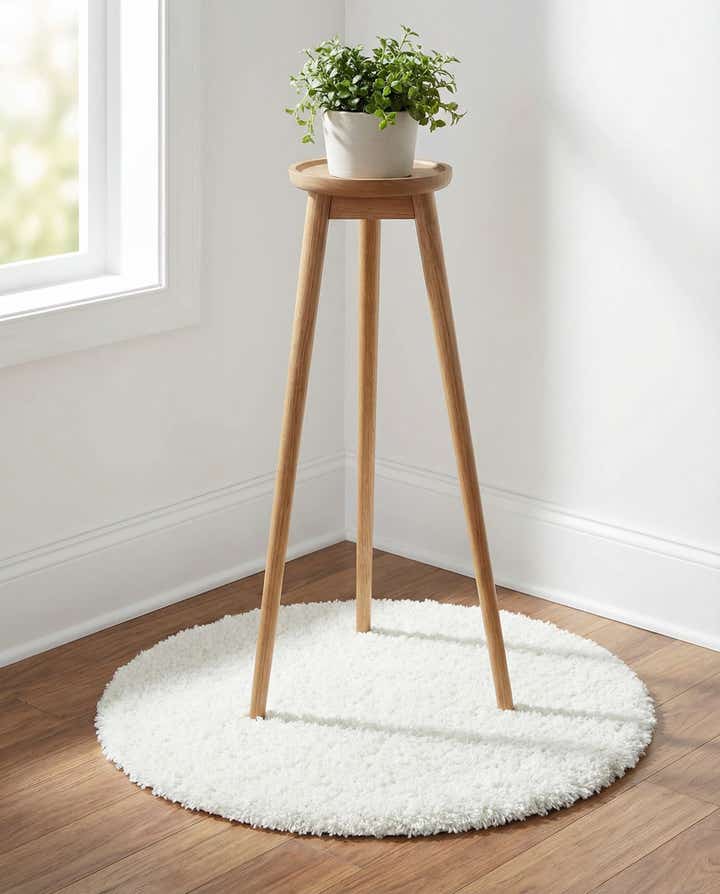 2' x 2' Zermatt Shag Round Rug