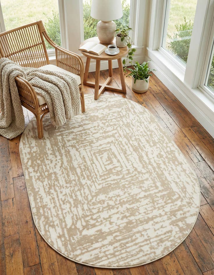 Detail image of 4' x 6' Hermitage Oval Rug