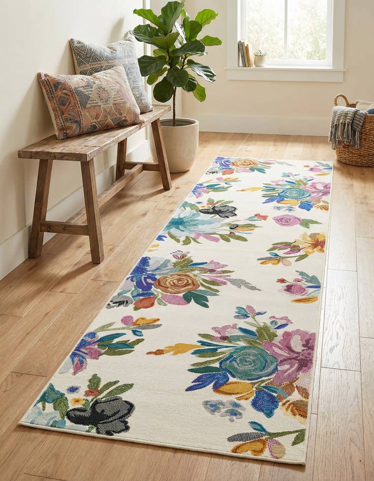 Detail image of 2' 7 x 10' Blossom Runner Rug