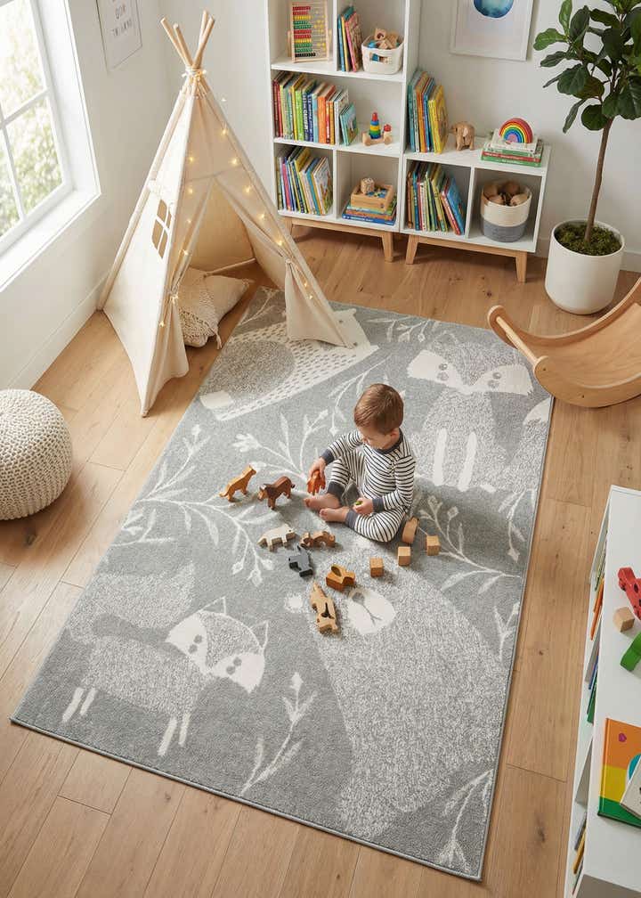 5' x 7' Whimsy Kids Rug