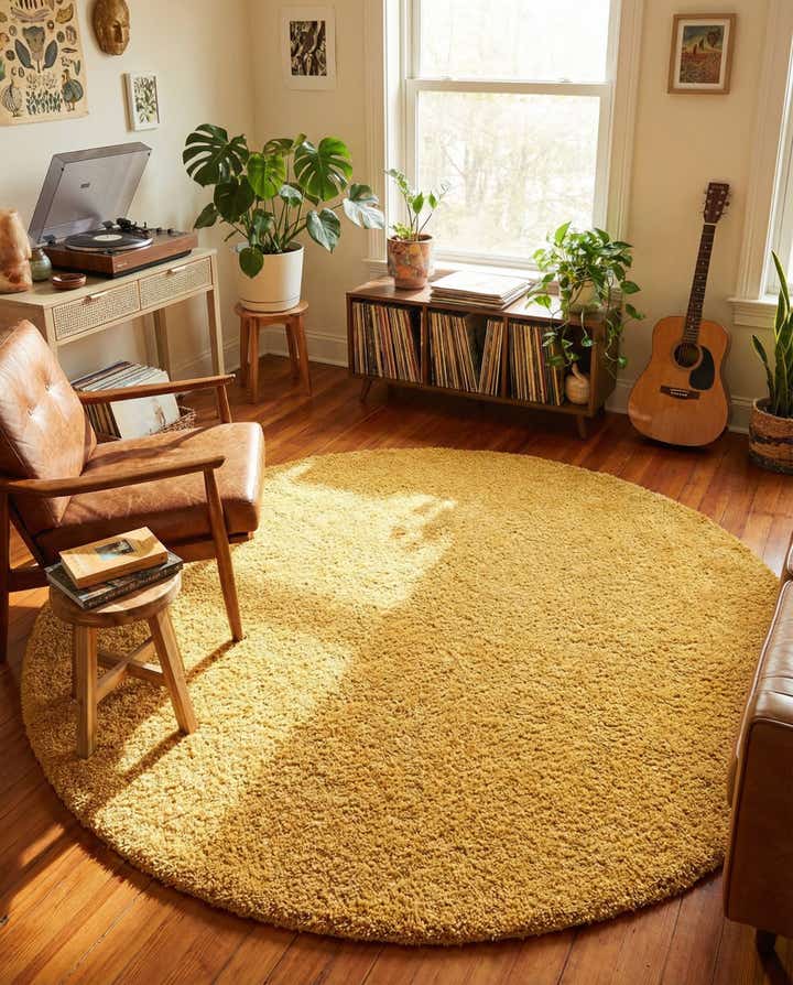 10' x 10' Zermatt Shag Round Rug