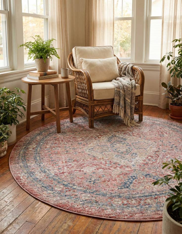 Detail image of 6' x 6' Noble Round Rug