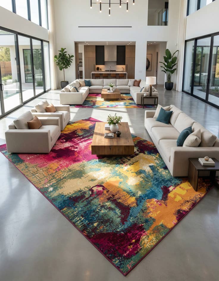 Detail image of 10' 6 x 16' 5 Washable Hyacinth Rug