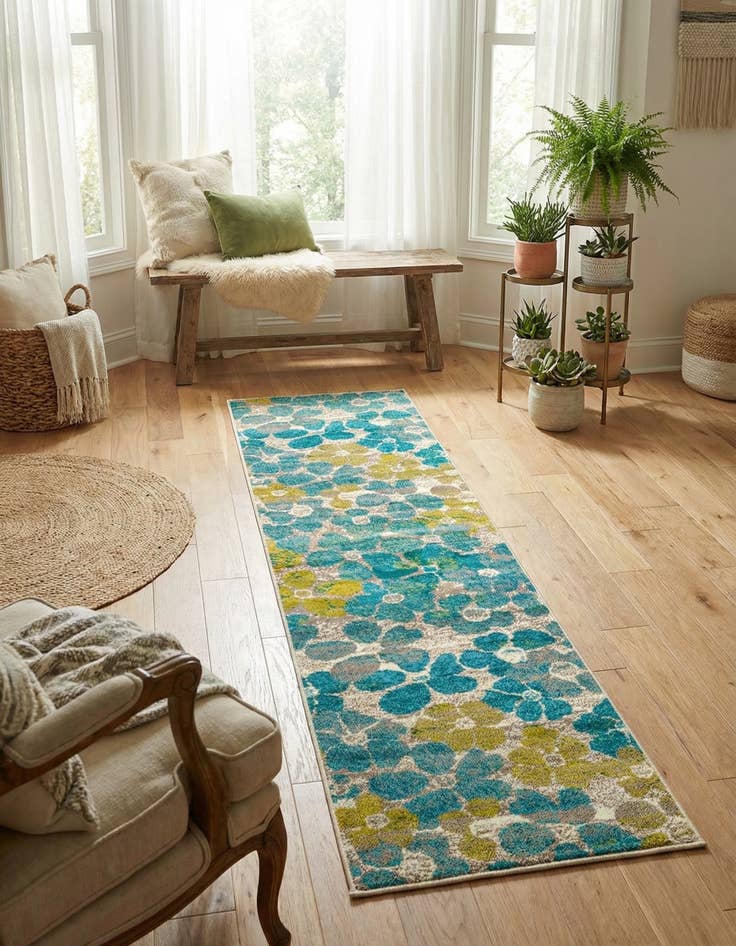 Detail image of 2' x 8' Azalea Runner Rug