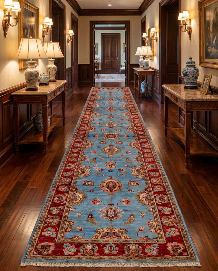 2' 9 x 10' 2 Hand Knotted Ariana Ziegler Runner Rug