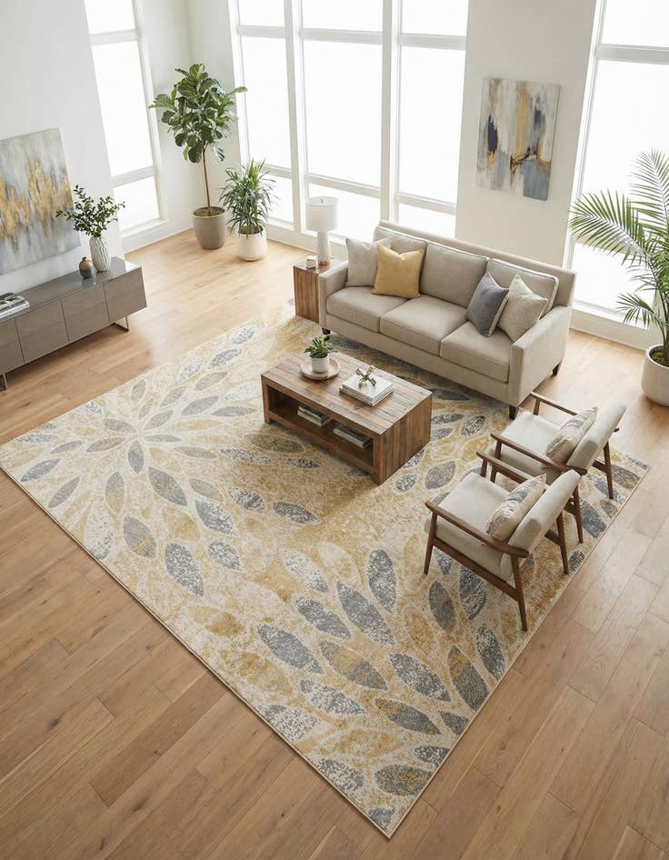 Detail image of 10' 2 x 10' 2 Charleston Square Rug