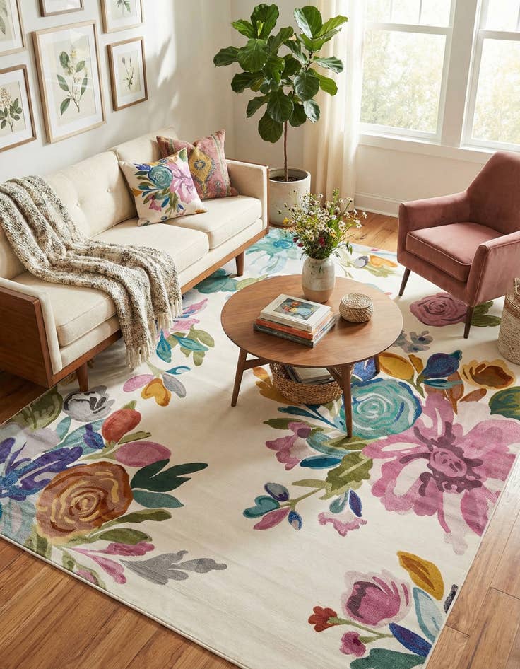 Detail image of 7' 10 x 10' Blossom Rug