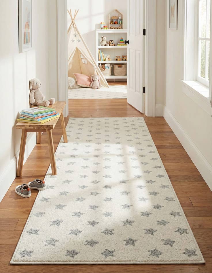 Detail image of 2' 2 x 6' Whimsy Kids Runner Rug