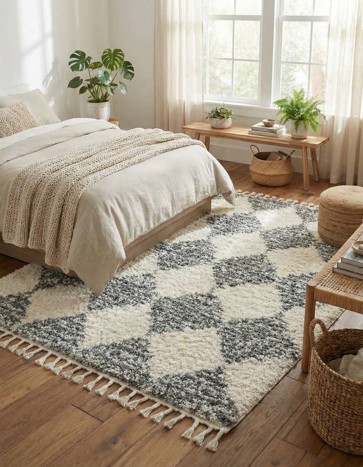 Detail image of 4' x 6' Serenity Shag Rug