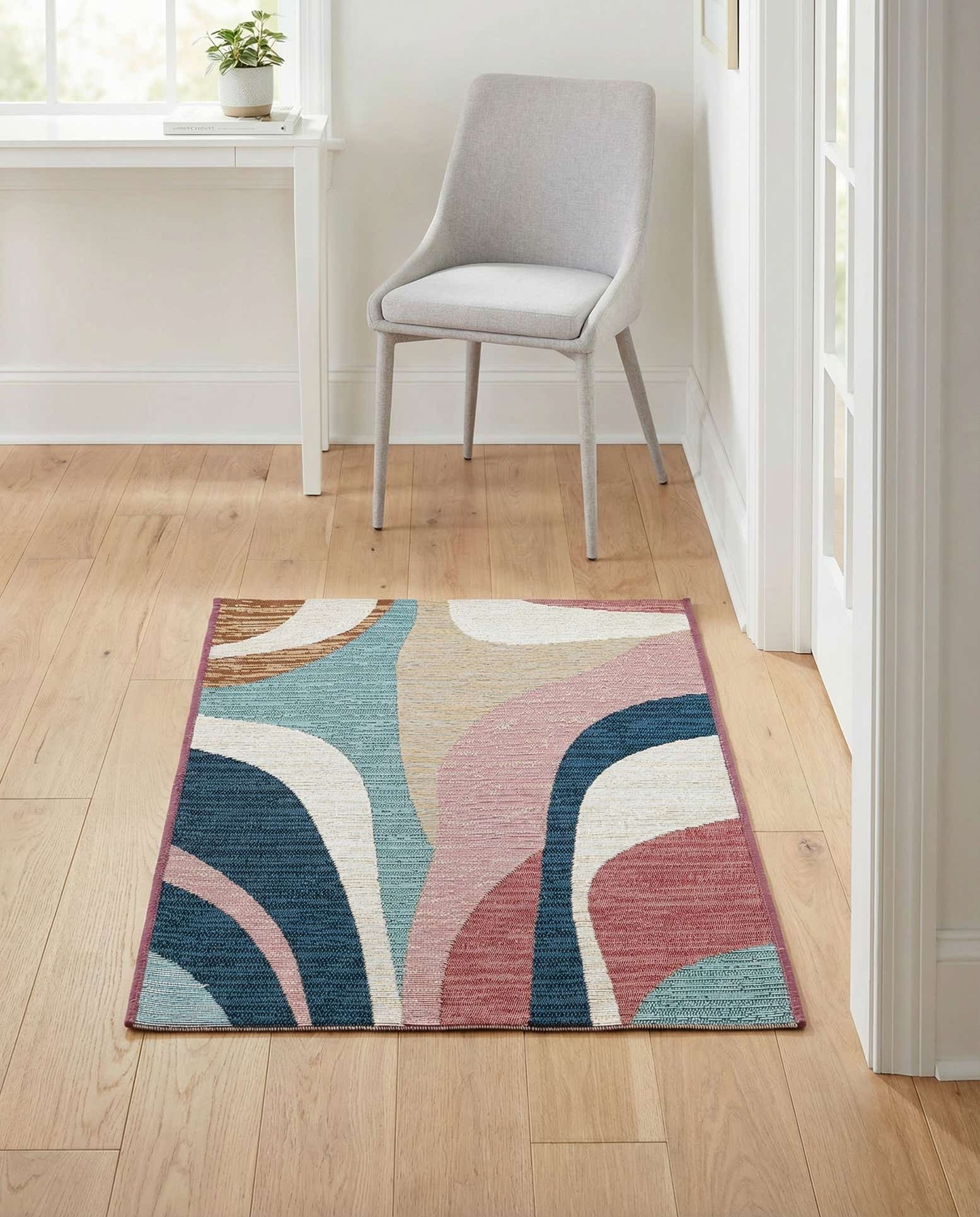 2' x 3' Easy-Clean Modern Indoor / Outdoor Rug