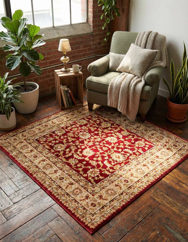 Detail image of 4' x 4' Aditi Square Rug