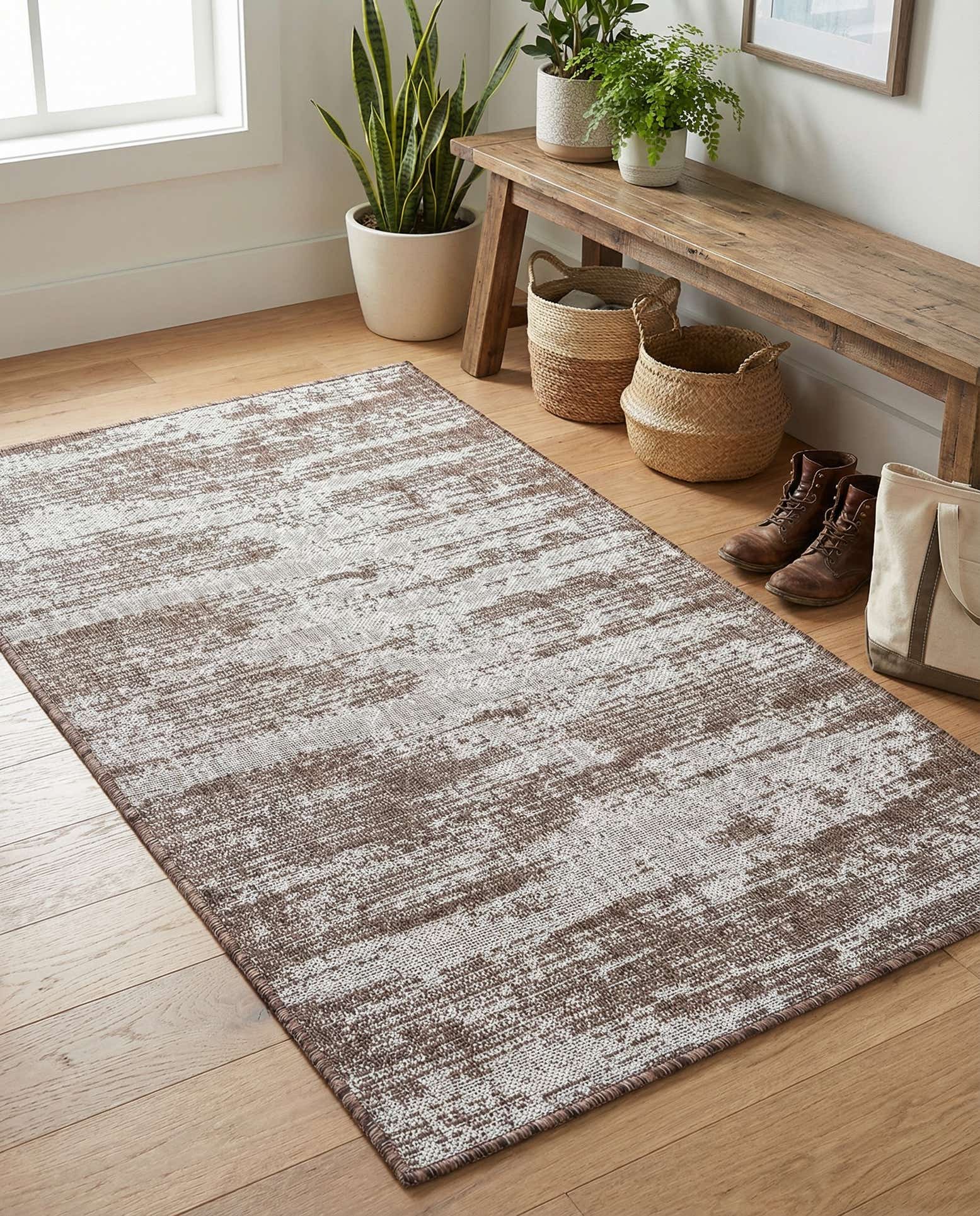 3' x 5' 3 Easy-Clean Modern Indoor / Outdoor Rug