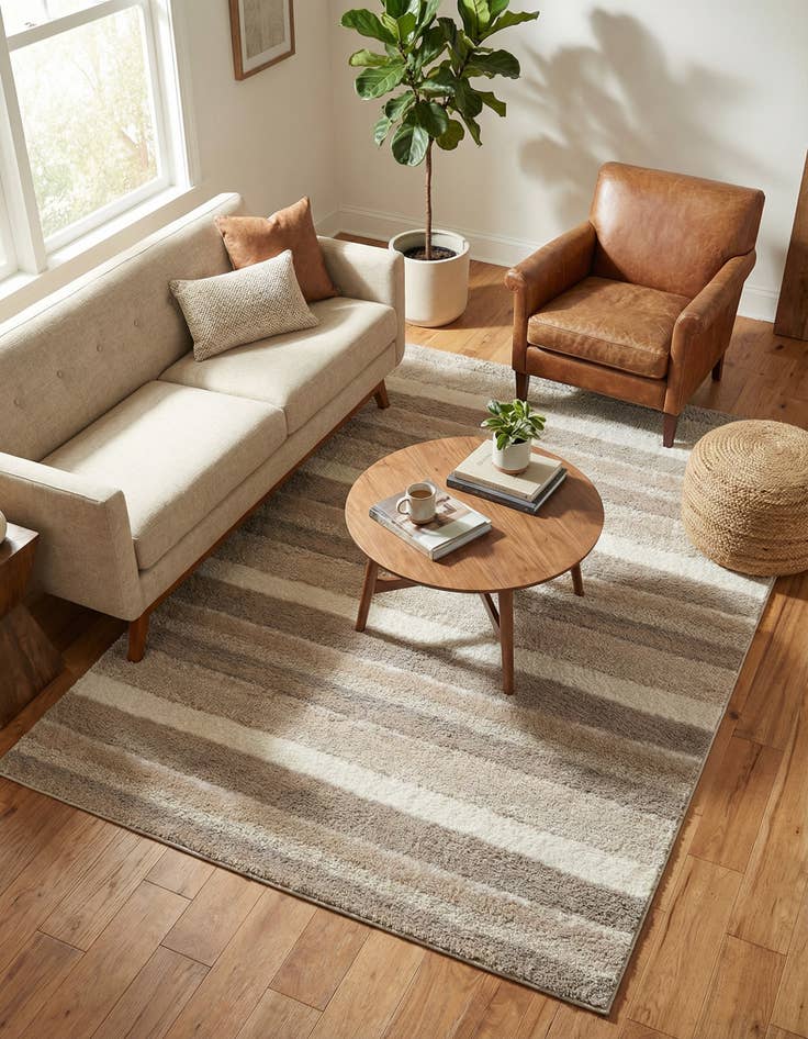 Detail image of 6' x 9' Sepia Rug