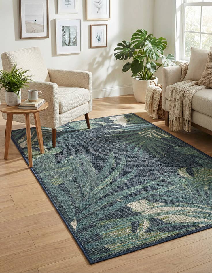 Detail image of 4' x 6'  Washable Baja Indoor / Outdoor Rug