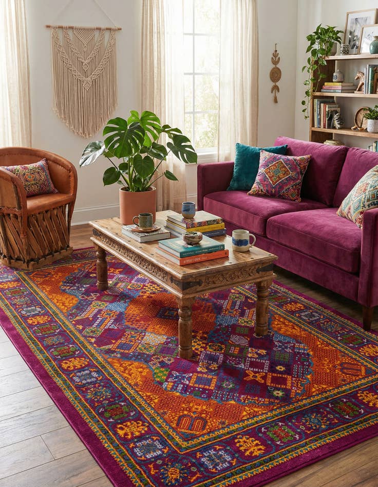 Detail image of 5' 3 x 8' Calypso Rug