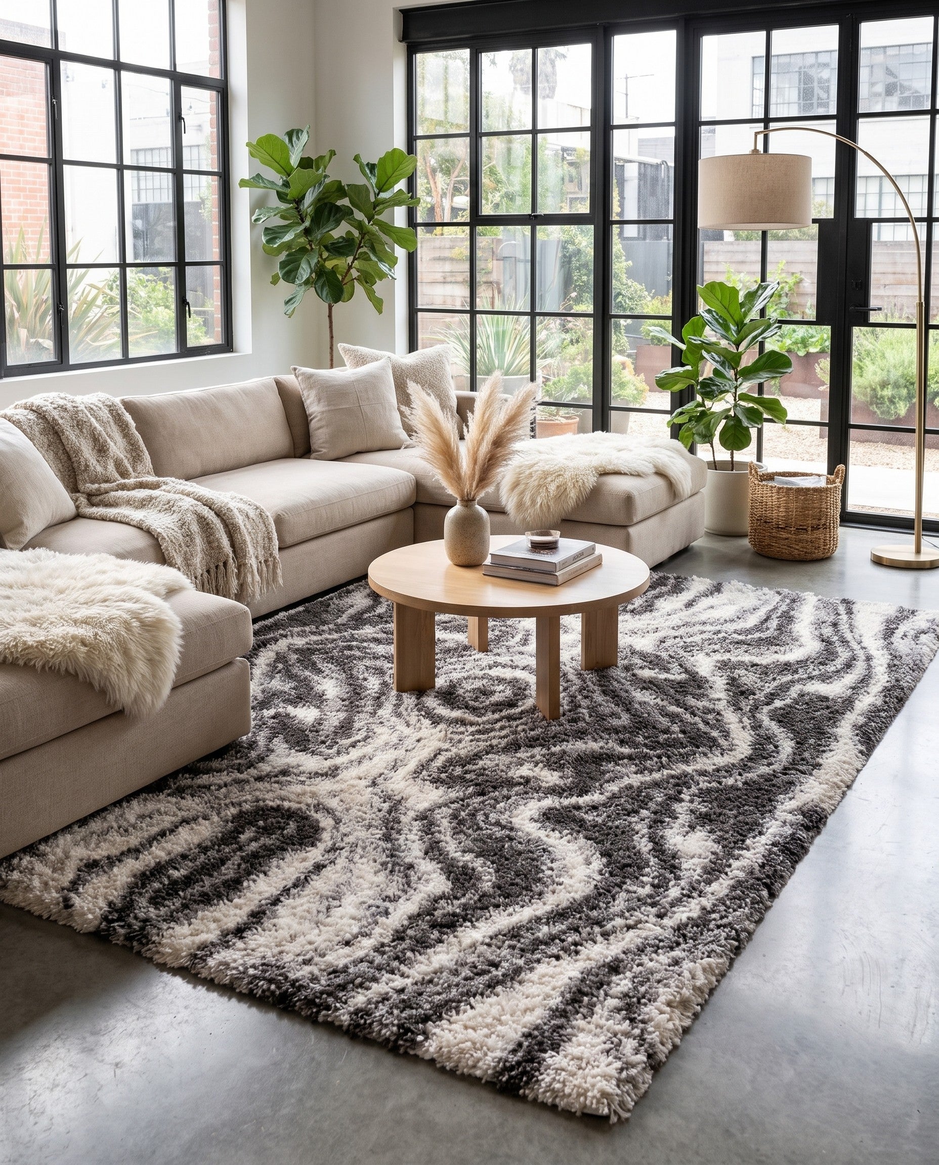 10' x 14' Athena Shag Rug
