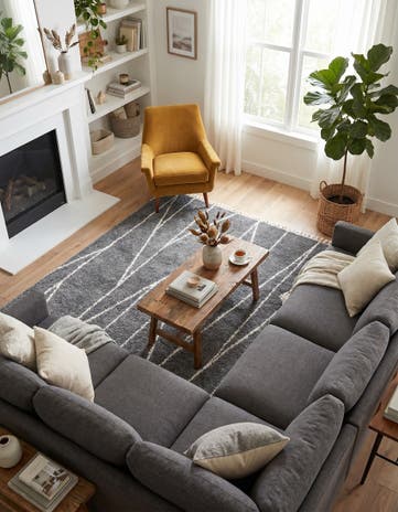 10' x 10' Serenity Shag Square Rug