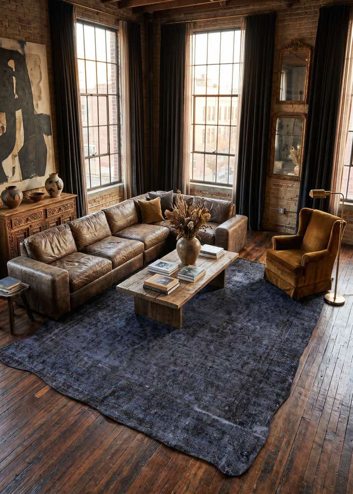 9' 6 x 12' 3 Hand Knotted Ultra Vintage Persian Wool Rug