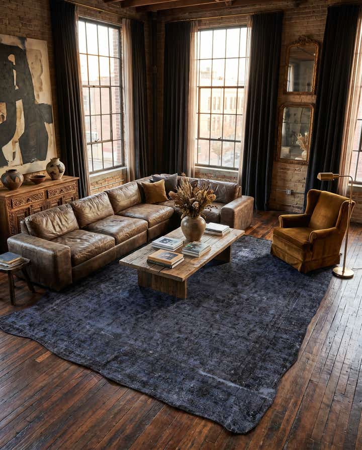 9' 6 x 12' 3 Hand Knotted Ultra Vintage Persian Wool Rug